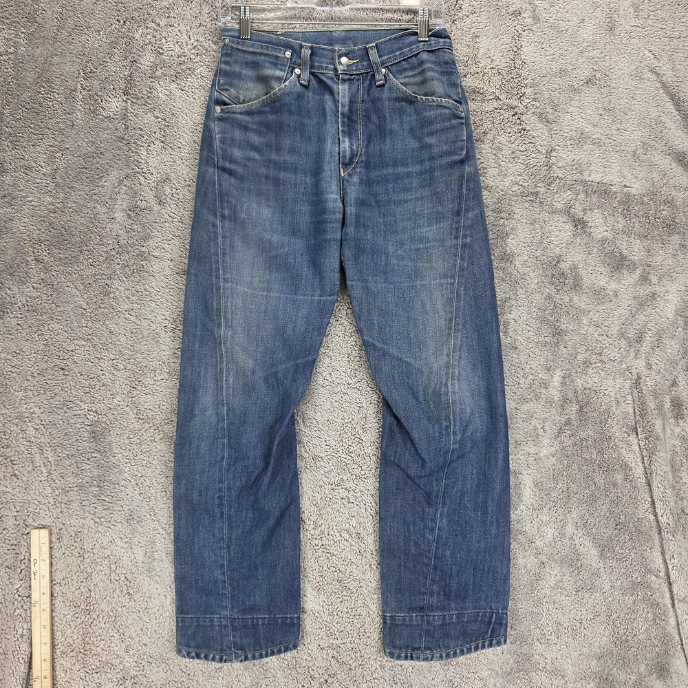 Vintage Levis Engineered Jeans Mens Blue Twisted Zip Fly Medium Wash Fits 27x28